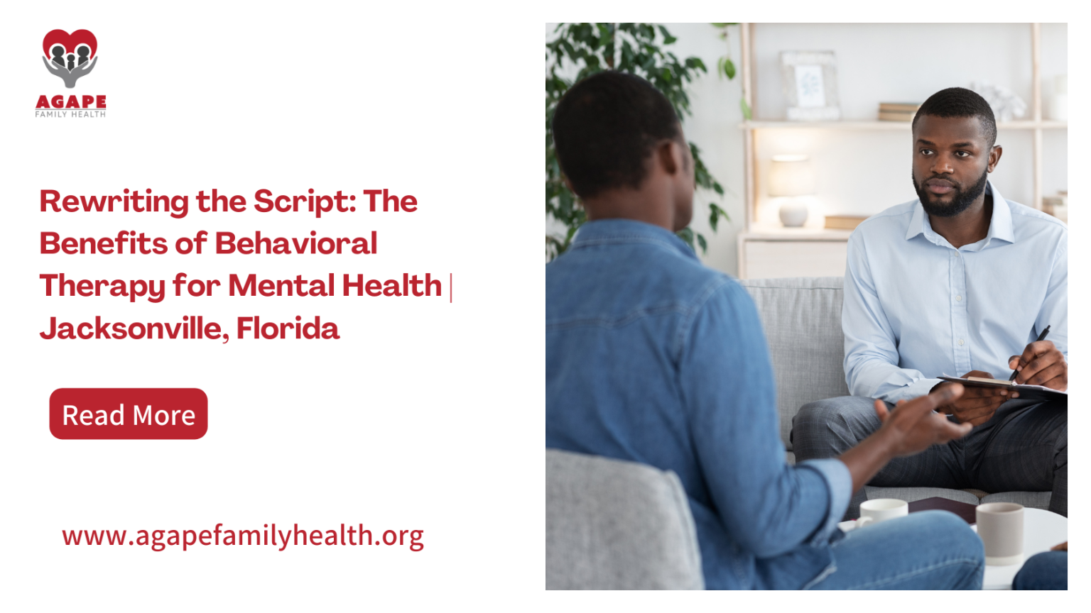 The Benefits of Behavioral Therapy for Mental Health - Agape Family Health
