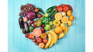 heart and brain connection - diet rich in fruit and vegetables