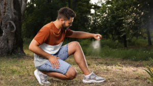 Lyme Disease Awareness with insect repellent