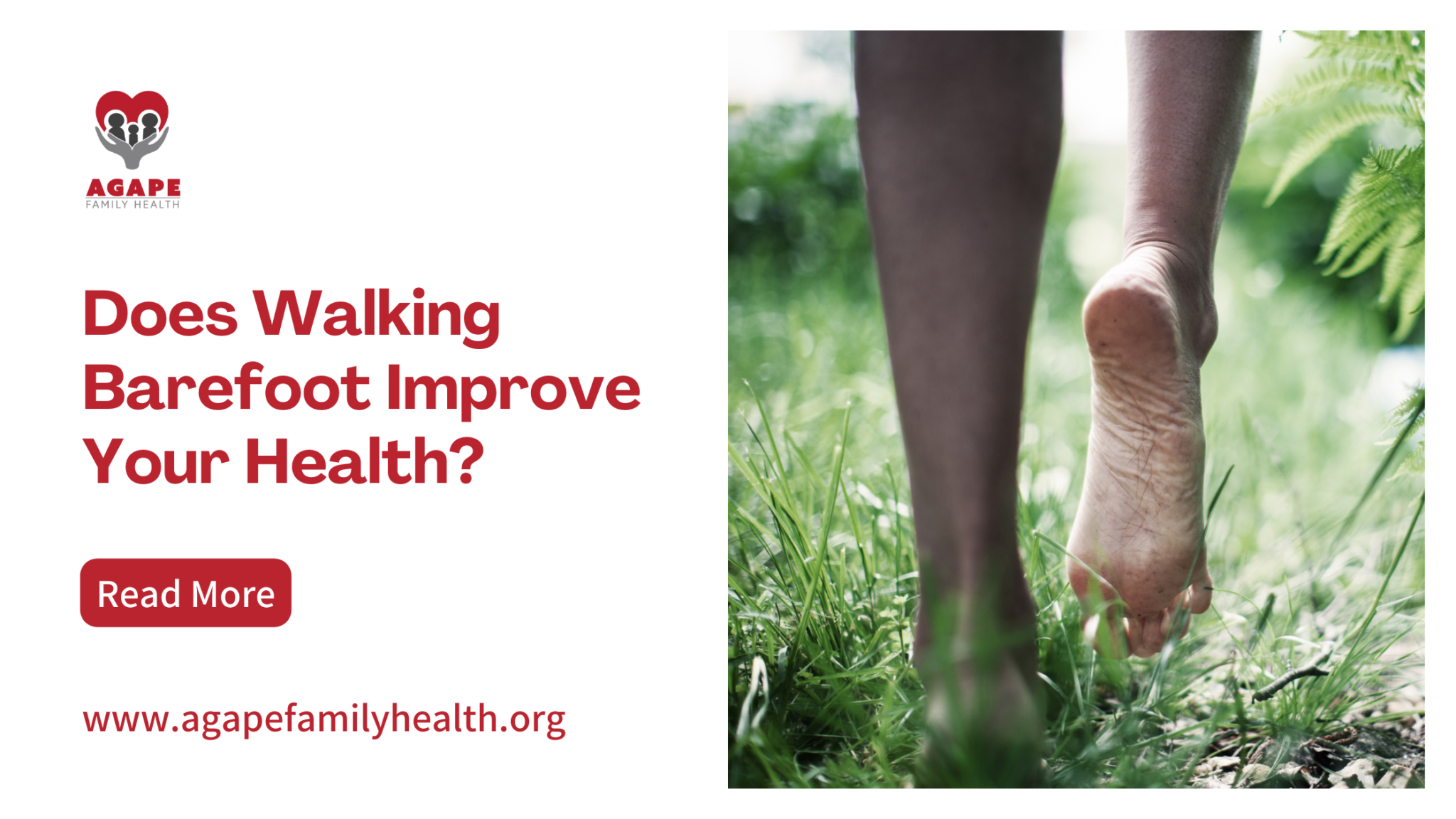 walking barefoot and health blog banner