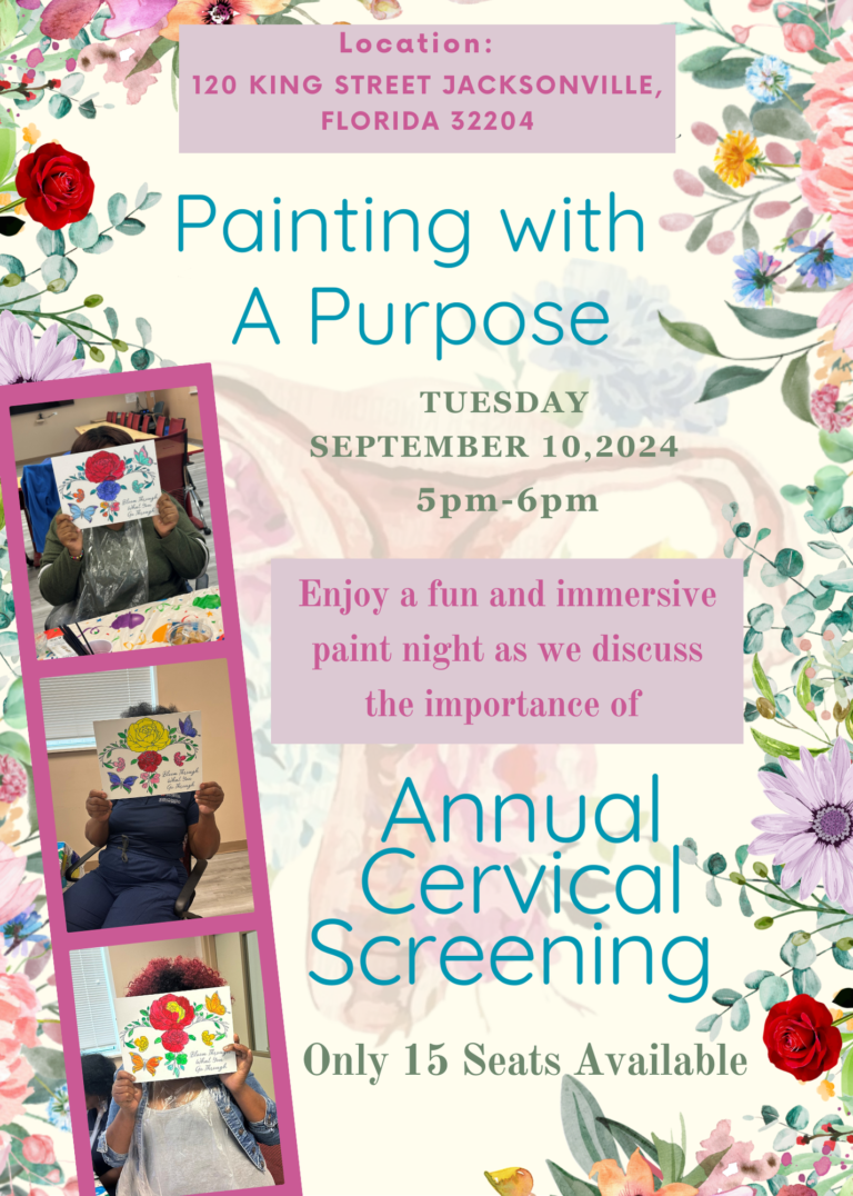 Cervical Screening Paint Party September