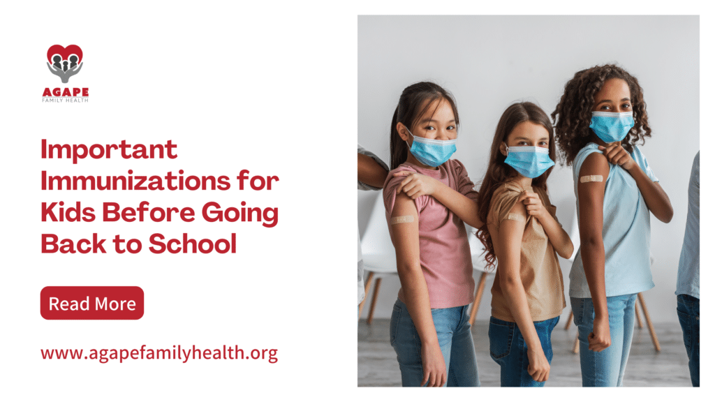 Important Immunizations for Kids Before Going Back to School - blog banner